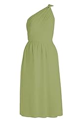 One Shoulder Chiffon Evening Dress/Homecoming Dress/Bridesmaid Dress/Prom Dress/Party Dress/Wedding Dress 