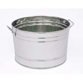 Click here to buy Achla C-70 Stainless Steel Tub - Round by Achla.