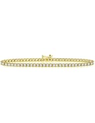 7" 14K Yellow Gold Classic Diamond Tennis Bracelet (2 ct. tw.)