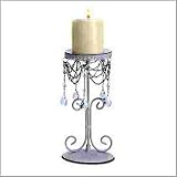 Elegant Beaded Candleholder Shabby Chic Candle Holder