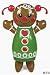 JUMBO Inflatable 52" GINGERBREAD GIRL/Lady/HOLIDAY Christmas Decoration/INFLATE