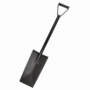 Bully Tools 92601 15-Inch Ace of Spades Garden Spade Steel D-Grip