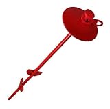 Heavy-Duty 24 Domed Tie-Down Stake - No-Tangle Dog Tie-Out, Large Tents