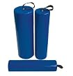Cando Foam Roller - Blue TufCoat open cell foam - Washable Coat - Extra Firm - 6 x 36 inch - Half-Round, Item- 30-2240