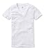 RibbedTee Men's Retro Fit V-Neck Undershirt (1-Pack) | White | Made in USA