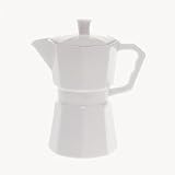 White Porcelain Coffee Percolator