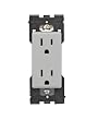 Leviton Renu Tamper-Resistant Outlet RER15-PG, 15A-125VAC, in Pebble Grey