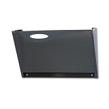 3-Hole Punched Plastic Edge Strip Magazine Holders For Ring Binders 12/Pack