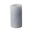 Enjoy Lighting 372622 Blue Distressed Ocean Water Scented Wax LED Pillar Candle, 3-Inch by 6-Inch
