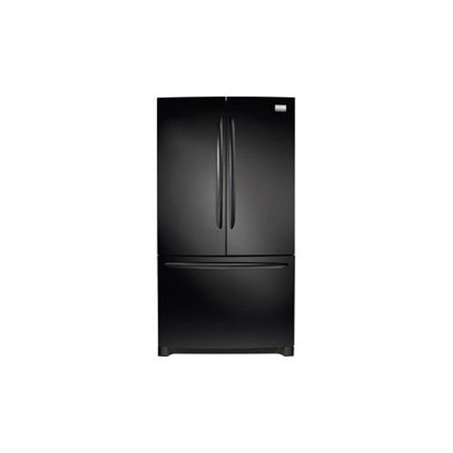 Frigidaire FGHG2344ME Gallery 22.6 Cu. Ft. French Door Counter-Depth Refrigerator - Ebony Black