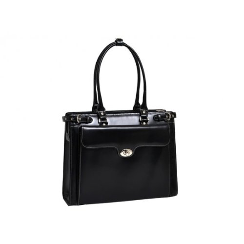 McKleinUSA 94835 WINNETKA Leather Ladies Briefcase with Removable Sleeve - Black McKleinUSA 94835 WINNETKA Leather Ladies Briefcase with Removable Sleeve - Black