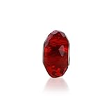 Bling Jewelry 925 Sterling Silver Ruby Red July Birthstone Bead
