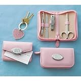Personalized Key Ring, Card Case and Manicure Set