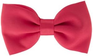 Mrs Bow Tie Men's Duchess Satin Bow Tie Standard Butterfly Lipstick Pink
