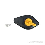 Silverline 16m Large Capacity Chalk Line Stud Walls Shelfs Brickwork Marking