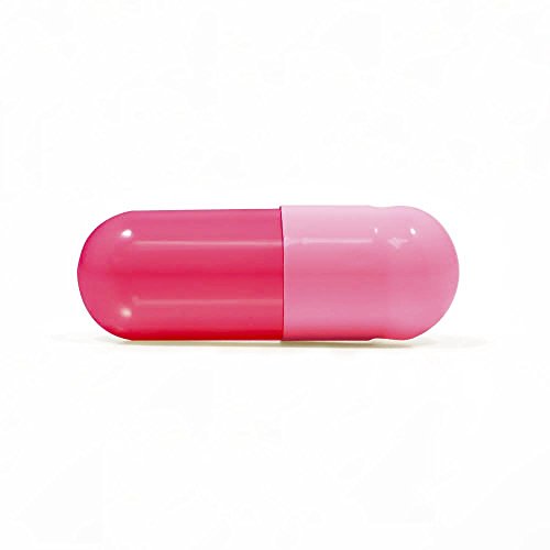 Capsuline Colored Gelatin Empty Capsules Size 00 Pink/Pink 1000 Count Capsuline Colored Gelatin Empty Capsules Size 00 Pink/Pink 1000 Count