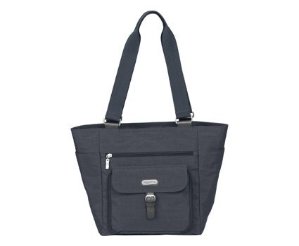 Baggallini Town Tote- Solid Nylon Crinkle