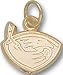 Atlanta Thrashers Solid 14K Gold Logo 3/8'' Pendant