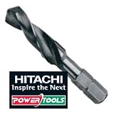 Hitachi 3 Stück Metallbohrer mit Bitaufnahme Ø6mm Bohrer [Power Spiralbohrer mit Bitaufnahme]