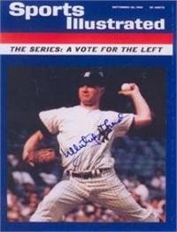 Whitey Ford Autographed/Hand Signed Sports Illustrated Magazine (New York Yankees)