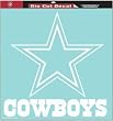 Dallas Cowboys 18"x18" Die Cut Decal - SET OF 6 - Sports Merchandise