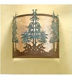 Meyda Tiffany - 29327: Rustic Lodge Country - 12.5W Strunk Tall Pines Wall Sconce