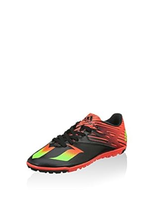 adidas Zapatillas de fútbol Messi 15 3 Tf (Negro / Verde / Rojo)