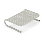 ALLSOP, INC. / ASP27021 / Metal Art Jr. Monitor Stand, 15w x 11-1/2d x 4-1/2h, Pewter / Sold as 1 EA
