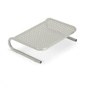 Click here to buy Metal Art Jr. Monitor Stand, Steel, 15w x 11 1 2d x 4 1 2h, Pewter (ASP27021)... by Allsop.