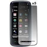 5 Pack of Premium Reusable LCD Screen Protector for Nokia XpressMusic 5800