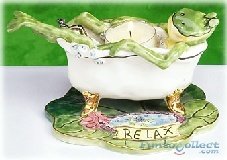 Blue Sky Clayworks Frogginis Tealight Holder