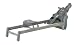 Tunturi R60 Rower - Dark/Light Grey, 196L x 50W x 66H Cm