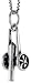 Sterling Silver Oxidized Canon Pendant, (13/16