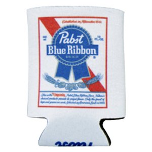 Pabst Blue Ribbon PBR Classic Logo 12 Oz Beer Koozie
