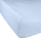 Luxe Basics Cover Comfy Contoured Changing Pad Cover, Baby Blue