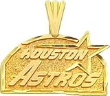 14K Gold MLB Houston Astros Logo Charm