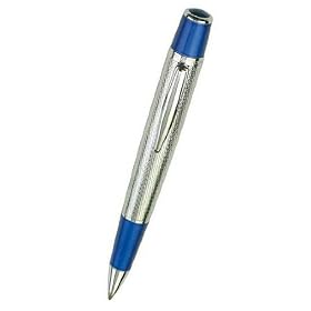 Waterford Arista Ballpoint Pen Blue Guilloche