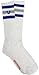 True Religion Men's Athletic Sock Royal Blue/Gray Striped Sock Size10-13