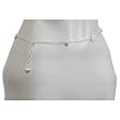 Silver Body Jewelry Belly Chains Max Length 39 inches (b215d)
