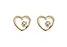 SPINNING Jewelry Ohrstecker 333 Gold 8 KT "HEARTBEAT"Zirkonia 310407