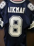 Signed Aikman, Troy (Dallas Cowboys) Wilson Authentic Double Star Dallas Cowboys Jersey