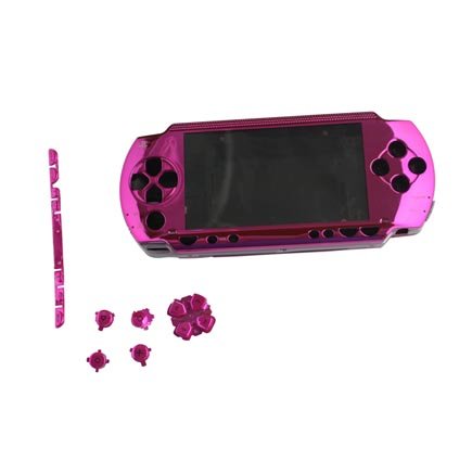 Pink Front Faceplate Face Plate For Sony PSP 1000