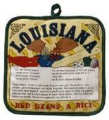 Louisiana Red Beans & Rice Recipe Pot Holder