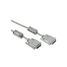 Hama DVI Connection Cable Single Link, DVI Plug - DVI Plug, 10 m