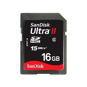 SECURE DIGITAL, 16GB, ULTRA II, 15MB