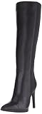 Calvin Klein Women's Barley Western Boot, Black, 9.5 M US