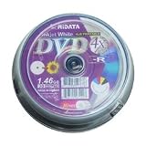 100 Ritek Ridata MINI 1.46MB 30Min 4x DVD-R White Inkjet Hub
