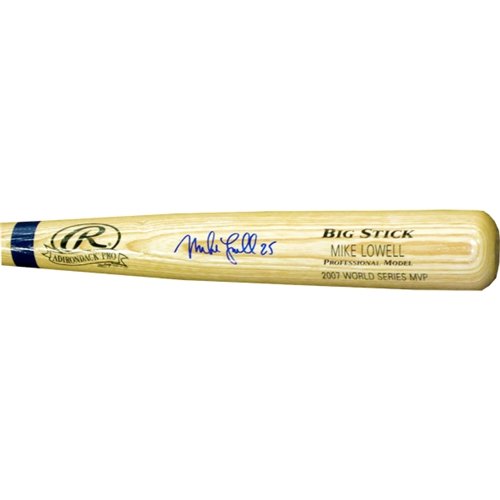 Mike Lowell Autographed/Hand Signed Big Stick Ash Bat