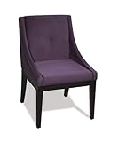 Avenue Six Willow Chair with Purple Velvet Fabric Avenue Six Willow Chair with Purple Velvet Fabric