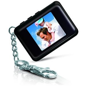Coby 1.5-Inch Digital Photo Key Chain (Black)